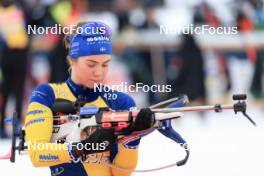13.12.2023, Lenzerheide, Switzerland (SUI): Sara Andersson (SWE) - IBU World Cup Biathlon, training, Lenzerheide (SUI). www.nordicfocus.com. © Manzoni/NordicFocus. Every downloaded picture is fee-liable.