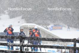 13.12.2023, Lenzerheide, Switzerland (SUI): Undefined coaches competes - IBU World Cup Biathlon, training, Lenzerheide (SUI). www.nordicfocus.com. © Manzoni/NordicFocus. Every downloaded picture is fee-liable.