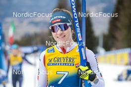 08.01.2023, Val di Fiemme, Italy (ITA): Nadine Faehndrich (SUI) - FIS world cup cross-country, tour de ski, final climb, Val di Fiemme (ITA). www.nordicfocus.com. © Modica/NordicFocus. Every downloaded picture is fee-liable.