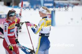 18.03.2023, Falun, Sweden (SWE): Nadine Faehndrich (SUI), Maja Dahlqvist (SWE), (l-r)  - FIS world cup cross-country, individual sprint, Falun (SWE). www.nordicfocus.com. © Modica/NordicFocus. Every downloaded picture is fee-liable.