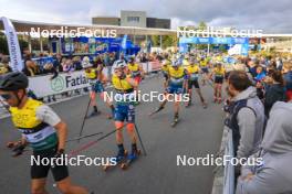 04.08.2023, Sandnes, Norway (NOR): James Matthieu Clugnet (GBR), Gjoeran Holstad Tefre (NOR), (l-r) - BLINK23 Festival Cross-Country - Sandnes (NOR). www.nordicfocus.com. © Manzoni/NordicFocus. Every downloaded picture is fee-liable.