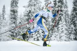 25.11.2023, Ruka, Finland (FIN): Linn Svahn (SWE) - FIS world cup cross-country, 10km, Ruka (FIN). www.nordicfocus.com. © Modica/NordicFocus. Every downloaded picture is fee-liable.