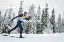 25.11.2023, Ruka, Finland (FIN): Francesco De Fabiani (ITA) - FIS world cup cross-country, 10km, Ruka (FIN). www.nordicfocus.com. © Modica/NordicFocus. Every downloaded picture is fee-liable.
