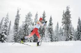 25.11.2023, Ruka, Finland (FIN): Candide Pralong (SUI) - FIS world cup cross-country, 10km, Ruka (FIN). www.nordicfocus.com. © Modica/NordicFocus. Every downloaded picture is fee-liable.