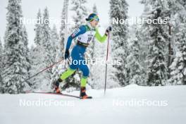 25.11.2023, Ruka, Finland (FIN): Eva Urevc (SLO) - FIS world cup cross-country, 10km, Ruka (FIN). www.nordicfocus.com. © Modica/NordicFocus. Every downloaded picture is fee-liable.