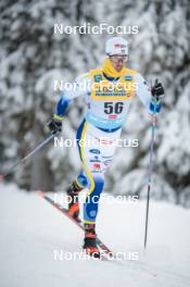 25.11.2023, Ruka, Finland (FIN): Calle Halfvarsson (SWE) - FIS world cup cross-country, 10km, Ruka (FIN). www.nordicfocus.com. © Modica/NordicFocus. Every downloaded picture is fee-liable.
