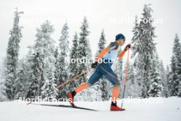 25.11.2023, Ruka, Finland (FIN): Andrew Young (GBR) - FIS world cup cross-country, 10km, Ruka (FIN). www.nordicfocus.com. © Modica/NordicFocus. Every downloaded picture is fee-liable.