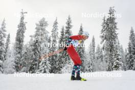 25.11.2023, Ruka, Finland (FIN): Emil Iversen (NOR) - FIS world cup cross-country, 10km, Ruka (FIN). www.nordicfocus.com. © Modica/NordicFocus. Every downloaded picture is fee-liable.