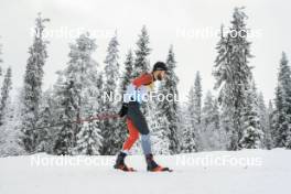 25.11.2023, Ruka, Finland (FIN): Olivier Leveille (CAN) - FIS world cup cross-country, 10km, Ruka (FIN). www.nordicfocus.com. © Modica/NordicFocus. Every downloaded picture is fee-liable.