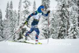 25.11.2023, Ruka, Finland (FIN): Flora Dolci (FRA) - FIS world cup cross-country, 10km, Ruka (FIN). www.nordicfocus.com. © Modica/NordicFocus. Every downloaded picture is fee-liable.