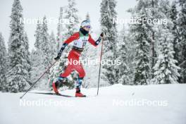 25.11.2023, Ruka, Finland (FIN): Kristin Austgulen Fosnaes (NOR) - FIS world cup cross-country, 10km, Ruka (FIN). www.nordicfocus.com. © Modica/NordicFocus. Every downloaded picture is fee-liable.
