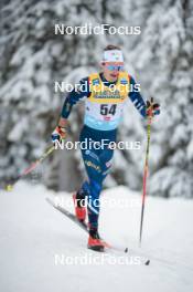 25.11.2023, Ruka, Finland (FIN): Hugo Lapalus (FRA) - FIS world cup cross-country, 10km, Ruka (FIN). www.nordicfocus.com. © Modica/NordicFocus. Every downloaded picture is fee-liable.
