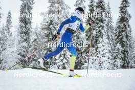 25.11.2023, Ruka, Finland (FIN): Darya Ryazhko (KAZ) - FIS world cup cross-country, 10km, Ruka (FIN). www.nordicfocus.com. © Modica/NordicFocus. Every downloaded picture is fee-liable.