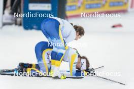 25.11.2023, Ruka, Finland (FIN): Ebba Andersson (SWE), Moa Ilar (SWE), (l-r)  - FIS world cup cross-country, 10km, Ruka (FIN). www.nordicfocus.com. © Modica/NordicFocus. Every downloaded picture is fee-liable.