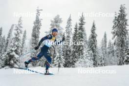 25.11.2023, Ruka, Finland (FIN): Julien Arnaud (FRA) - FIS world cup cross-country, 10km, Ruka (FIN). www.nordicfocus.com. © Modica/NordicFocus. Every downloaded picture is fee-liable.