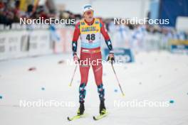 25.11.2023, Ruka, Finland (FIN): Johannes Hoesflot Klaebo (NOR) - FIS world cup cross-country, 10km, Ruka (FIN). www.nordicfocus.com. © Modica/NordicFocus. Every downloaded picture is fee-liable.