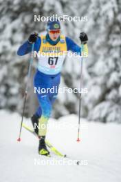 25.11.2023, Ruka, Finland (FIN): Vladislav Kovalyov (KAZ) - FIS world cup cross-country, 10km, Ruka (FIN). www.nordicfocus.com. © Modica/NordicFocus. Every downloaded picture is fee-liable.