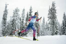 25.11.2023, Ruka, Finland (FIN): Luke Jager (USA) - FIS world cup cross-country, 10km, Ruka (FIN). www.nordicfocus.com. © Modica/NordicFocus. Every downloaded picture is fee-liable.