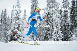 25.11.2023, Ruka, Finland (FIN): Anastasiia Ivanchenko (UKR) - FIS world cup cross-country, 10km, Ruka (FIN). www.nordicfocus.com. © Modica/NordicFocus. Every downloaded picture is fee-liable.