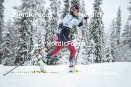 25.11.2023, Ruka, Finland (FIN): Kitija Auzina (LAT) - FIS world cup cross-country, 10km, Ruka (FIN). www.nordicfocus.com. © Modica/NordicFocus. Every downloaded picture is fee-liable.