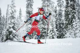 25.11.2023, Ruka, Finland (FIN): Lotta Udnes Weng (NOR) - FIS world cup cross-country, 10km, Ruka (FIN). www.nordicfocus.com. © Modica/NordicFocus. Every downloaded picture is fee-liable.
