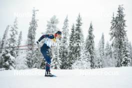 25.11.2023, Ruka, Finland (FIN): Jules Chappaz (FRA) - FIS world cup cross-country, 10km, Ruka (FIN). www.nordicfocus.com. © Modica/NordicFocus. Every downloaded picture is fee-liable.