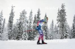 25.11.2023, Ruka, Finland (FIN): Ben Ogden (USA) - FIS world cup cross-country, 10km, Ruka (FIN). www.nordicfocus.com. © Modica/NordicFocus. Every downloaded picture is fee-liable.