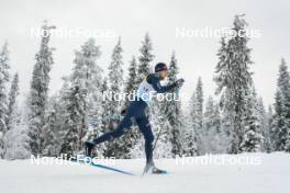 25.11.2023, Ruka, Finland (FIN): Simone Dapra (ITA) - FIS world cup cross-country, 10km, Ruka (FIN). www.nordicfocus.com. © Modica/NordicFocus. Every downloaded picture is fee-liable.