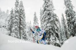 24.11.2023, Ruka, Finland (FIN): Marcus Grate (SWE) - FIS world cup cross-country, individual sprint, Ruka (FIN). www.nordicfocus.com. © Modica/NordicFocus. Every downloaded picture is fee-liable.