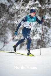 24.11.2023, Ruka, Finland (FIN): Davide Graz (ITA) - FIS world cup cross-country, individual sprint, Ruka (FIN). www.nordicfocus.com. © Modica/NordicFocus. Every downloaded picture is fee-liable.
