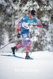 24.11.2023, Ruka, Finland (FIN): Kevin Bolger (USA) - FIS world cup cross-country, individual sprint, Ruka (FIN). www.nordicfocus.com. © Modica/NordicFocus. Every downloaded picture is fee-liable.