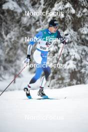 24.11.2023, Ruka, Finland (FIN): Karl Sebastian Dremljuga (EST) - FIS world cup cross-country, individual sprint, Ruka (FIN). www.nordicfocus.com. © Modica/NordicFocus. Every downloaded picture is fee-liable.
