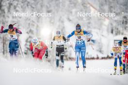 24.11.2023, Ruka, Finland (FIN): Ane Appelkvist Stenseth (NOR), Katri Lylynpera (FIN), Frida Karlsson (SWE), (l-r)  - FIS world cup cross-country, individual sprint, Ruka (FIN). www.nordicfocus.com. © Modica/NordicFocus. Every downloaded picture is fee-liable.