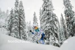 24.11.2023, Ruka, Finland (FIN): Calle Halfvarsson (SWE) - FIS world cup cross-country, individual sprint, Ruka (FIN). www.nordicfocus.com. © Modica/NordicFocus. Every downloaded picture is fee-liable.