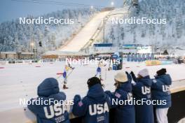 24.11.2023, Ruka, Finland (FIN): Jonna Sundling (SWE), Emma Ribom (SWE), (l-r)  - FIS world cup cross-country, individual sprint, Ruka (FIN). www.nordicfocus.com. © Modica/NordicFocus. Every downloaded picture is fee-liable.
