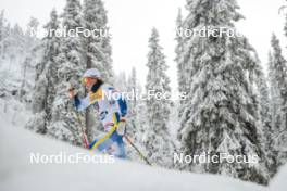 24.11.2023, Ruka, Finland (FIN): Moa Lundgren (SWE) - FIS world cup cross-country, individual sprint, Ruka (FIN). www.nordicfocus.com. © Modica/NordicFocus. Every downloaded picture is fee-liable.