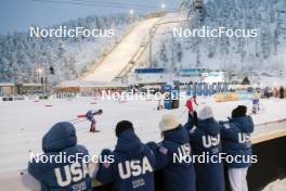 24.11.2023, Ruka, Finland (FIN): Julia Kern (USA), Kristine Stavaas Skistad (NOR), Jonna Sundling (SWE), (l-r)  - FIS world cup cross-country, individual sprint, Ruka (FIN). www.nordicfocus.com. © Modica/NordicFocus. Every downloaded picture is fee-liable.