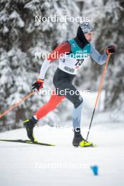24.11.2023, Ruka, Finland (FIN): Leo Grandbois (CAN) - FIS world cup cross-country, individual sprint, Ruka (FIN). www.nordicfocus.com. © Modica/NordicFocus. Every downloaded picture is fee-liable.