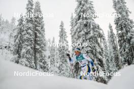 24.11.2023, Ruka, Finland (FIN): Johan Haeggstroem (SWE) - FIS world cup cross-country, individual sprint, Ruka (FIN). www.nordicfocus.com. © Modica/NordicFocus. Every downloaded picture is fee-liable.