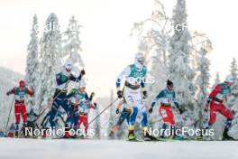 26.11.2023, Ruka, Finland (FIN): Hugo Lapalus (FRA), William Poromaa (SWE), (l-r)  - FIS world cup cross-country, mass, Ruka (FIN). www.nordicfocus.com. © Modica/NordicFocus. Every downloaded picture is fee-liable.