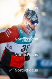 26.11.2023, Ruka, Finland (FIN): Olivier Leveille (CAN) - FIS world cup cross-country, mass, Ruka (FIN). www.nordicfocus.com. © Modica/NordicFocus. Every downloaded picture is fee-liable.