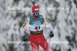 26.11.2023, Ruka, Finland (FIN): Cyril Faehndrich (SUI) - FIS world cup cross-country, mass, Ruka (FIN). www.nordicfocus.com. © Modica/NordicFocus. Every downloaded picture is fee-liable.