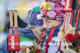 26.11.2023, Ruka, Finland (FIN): Jessie Diggins (USA), Rosie Brennan (USA), (l-r)  - FIS world cup cross-country, mass, Ruka (FIN). www.nordicfocus.com. © Modica/NordicFocus. Every downloaded picture is fee-liable.