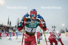 26.11.2023, Ruka, Finland (FIN): Simen Hegstad Krueger (NOR) - FIS world cup cross-country, mass, Ruka (FIN). www.nordicfocus.com. © Modica/NordicFocus. Every downloaded picture is fee-liable.