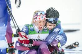 26.11.2023, Ruka, Finland (FIN): Jessie Diggins (USA), Sophia Laukli (USA), (l-r)  - FIS world cup cross-country, mass, Ruka (FIN). www.nordicfocus.com. © Modica/NordicFocus. Every downloaded picture is fee-liable.