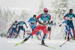 26.11.2023, Ruka, Finland (FIN): Iver Tildheim Andersen (NOR) - FIS world cup cross-country, mass, Ruka (FIN). www.nordicfocus.com. © Modica/NordicFocus. Every downloaded picture is fee-liable.