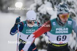 26.11.2023, Ruka, Finland (FIN): Julien Arnaud (FRA) - FIS world cup cross-country, mass, Ruka (FIN). www.nordicfocus.com. © Modica/NordicFocus. Every downloaded picture is fee-liable.