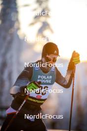 26.11.2023, Ruka, Finland (FIN): Candide Pralong (SUI) - FIS world cup cross-country, mass, Ruka (FIN). www.nordicfocus.com. © Modica/NordicFocus. Every downloaded picture is fee-liable.