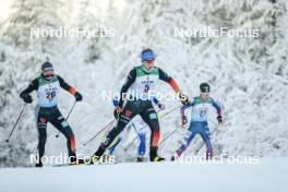 26.11.2023, Ruka, Finland (FIN): Pia Fink (GER), Katharina Hennig (GER), (l-r)  - FIS world cup cross-country, mass, Ruka (FIN). www.nordicfocus.com. © Modica/NordicFocus. Every downloaded picture is fee-liable.