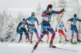 26.11.2023, Ruka, Finland (FIN): Ben Ogden (USA) - FIS world cup cross-country, mass, Ruka (FIN). www.nordicfocus.com. © Modica/NordicFocus. Every downloaded picture is fee-liable.